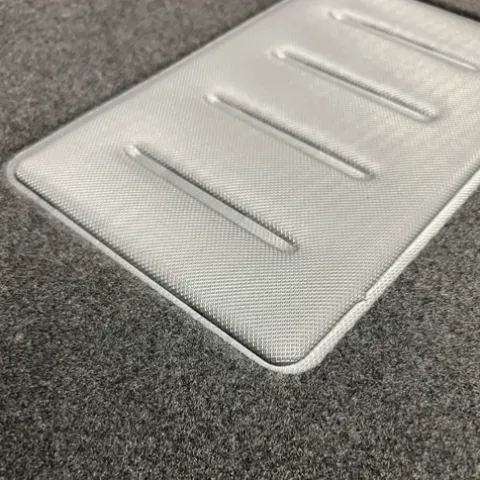 Kit 4 Tapis de sol Auto pour RENAULT MEGANE de 2002 à 2008, avec sigle MEGANE, sans CLIPS, Neuf