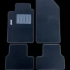 Kit 4 Tapis de sol Auto pour PEUGEOT 206 de 1998 à 2006, avec sigle 206, sans CLIPS, Neuf