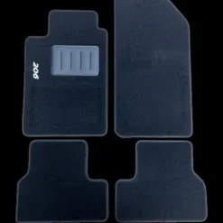 Kit 4 Tapis de sol Auto pour PEUGEOT 206 de 1998 à 2006, avec sigle 206, sans CLIPS, Neuf