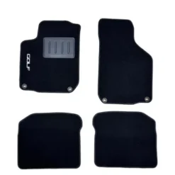 Kit 4 Tapis de sol Auto pour VOLKSWAGEN GOLF IV de 1997 à 2003, avec sigle GOLF et clips, Neuf