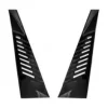 Kit grille pare chocs avant droit et gauche pour PEUGEOT 208 II phase 2 depuis 2023, noire brillant, Neuf