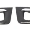 Kit grille pare chocs avant gauche et droit pour PEUGEOT 3008 II phase 1 2017-2020, avec siège antibrouillard, moulure chromée, Neuve