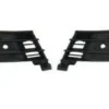 Kit Grilles de calandre droit et gauche pour RENAULT CAPTUR 2017-2019, trous Antibrouillard et PDC, Noires et Noires Brillantes, Neuves