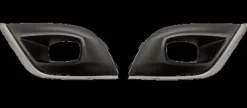 Kit grilles de calandre droite & gauche pour RENAULT CLIO IV 2016-2019 trou AB, profil chromé Neuves