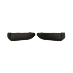 Kit moulures droit et gauche pare chocs arrière pour RENAULT TWINGO II phase 1, 2007-2011, noirs, Neufs