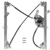 Lève vitre électrique avant gauche pour OPEL ASTRA J 2012-2016, sans moteur, confort, Mod. 5 portes, Neuf