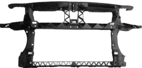 Masque Armature de face avant pour VOLKSWAGEN TOURAN I phase 2, 2006-2010, Neuf