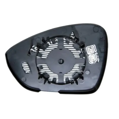 Miroir Glace de rétroviseur extérieur droit pour OPEL CROSSLAND X, 2017-2020, dégivrant, avec support de fixation, Neuf