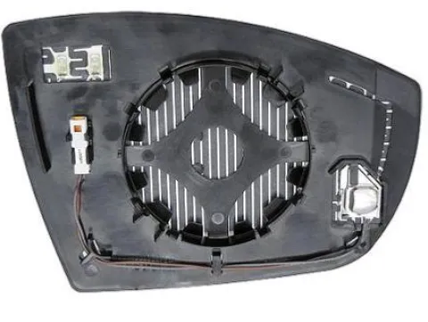 Miroir Glace de rétroviseur gauche pour FORD C-MAX depuis 2015, asphérique, dégivrant, BLIS, Neuf