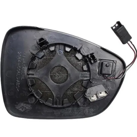 Miroir Glace de rétroviseur extérieur gauche pour OPEL CROSSLAND X, 2017-2020, BLIS, dégivrant, avec support de fixation, Neuf