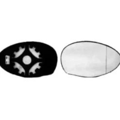Miroir Glace de rétroviseur droit pour ALFA ROMEO 147 2004-2010, dégivrant, Neuf