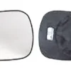 Miroir Glace de rétroviseur gauche pour RENAULT MEGANE I phase 2, 1999-2002, asphérique, dégivrant, Neuf