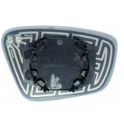 Miroir Glace de rétroviseur extérieur gauche pour SEAT MII, depuis 2012, dégivrant, avec support de fixation, neuf