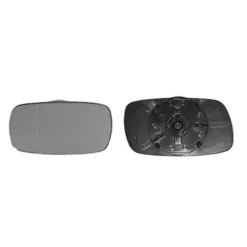 Miroir Glace de rétroviseur extérieur gauche pour OPEL ASTRA F, 1994-1998, dégivrant, avec support de fixation, Neuf