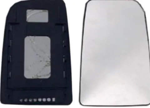 Miroir Glace de rétroviseur supérieur droit pour VOLKSWAGEN CRAFTER phase 2 2011-2017, Neuf