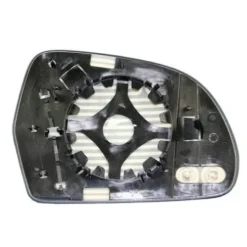 Miroir Glace de rétroviseur extérieur gauche pour AUDI A5 I phase 1, 2009-2011, H 115 mm., avec support de fixation, dégivrant, neuf