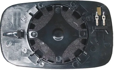 Miroir Glace rétroviseur droit pour RENAULT SCENIC II phase 2, 2006-2009, dégivrant, à clipser