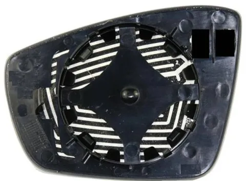Miroir Glace rétroviseur droit pour VOLKSWAGEN POLO V phase 1, 2009-2014, dégivrant, à clipser