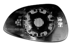 Miroir Glace rétroviseur droit pour FORD FIESTA VI ph.1, 2008-2012, dégivrant, asphérique, à clipser