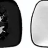 Miroir Glace rétroviseur droit pour CITROËN XSARA PICASSO phase 2, 2009-2010, dégivrant, à clipser