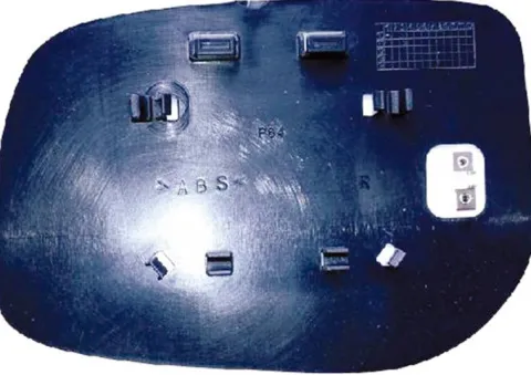 Miroir Glace rétroviseur droit pour TOYOTA YARIS II phase 2, 2009-2011, dégivrant, clips rond, Mod. EUROPE, Neuf