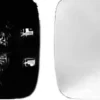 Miroir Glace rétroviseur droit pour VOLKSWAGEN CADDY III phase 1, 2004-2010, dégivrant, à clipser