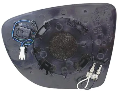 Miroir Glace rétroviseur droit pour RENAULT CAPTUR, 2018-2019, Système BLIS, dégivrant, à clipser, Neuf