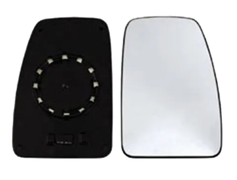 Miroir Glace rétroviseur droit pour OPEL MOVANO I phase 2, 2003-2010 verre supérieur, à clipser
