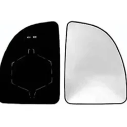 Miroir Glace rétroviseur droit pour FIAT DUCATO II phase 2, 2002-2006, verre supérieur, à clipser