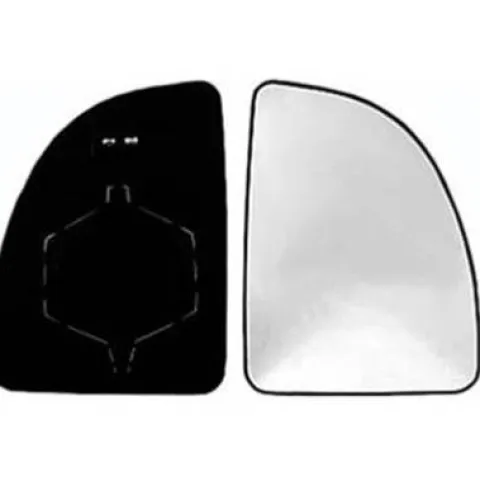 Miroir Glace rétroviseur droit pour FIAT DUCATO II phase 2, 2002-2006, verre supérieur, à clipser