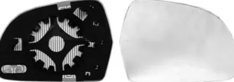 Miroir Glace rétroviseur droit pour AUDI A3 II ph.2 SPORTBACK 2008-2010, dégivrant, à clipser