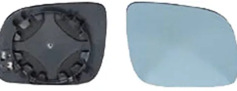 Miroir Glace rétroviseur droit pour AUDI A6 I 1994-1997, à clipser, asphérique, bleu, Mod. Petit