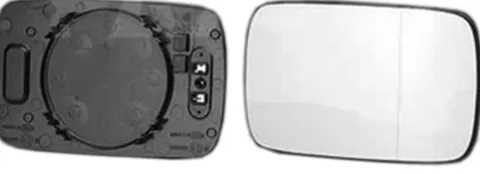 Miroir Glace rétroviseur droit pour BMW série 3 E46 2001-2004, asphérique, blu, Neuf