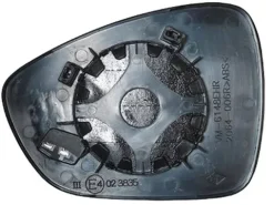 Miroir Glace rétroviseur droit pour CITROËN C4 PICASSO II phase 1, 2013-2016, dégivrant, à clipser