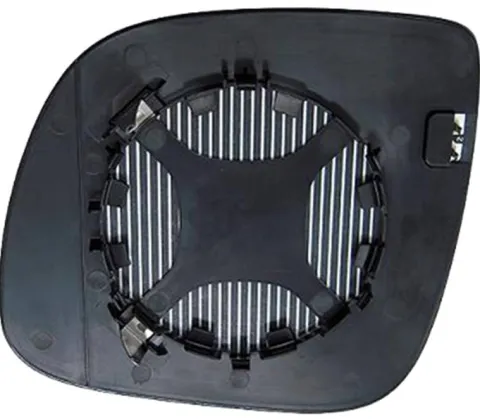 Miroir Glace rétroviseur droit pour VOLKSWAGEN TRANSPORTER T5 2013-2015 (108 mm) dégivrant à clipser