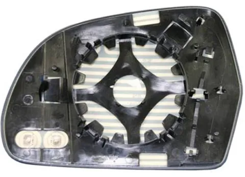 Miroir Glace rétroviseur droit pour AUDI A4 IV ph. 2 2012-2015, dégivrant, à clipser, asphérique