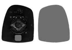 Miroir Glace rétroviseur droit pour NISSAN PRIMASTAR phase 1, 2001-2006, verre supérieur, à clipser