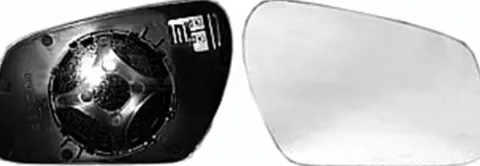 Miroir Glace rétroviseur droit pour FORD FOCUS C-MAX 1 phase 2, 2007-2010, dégivrant, à clipser