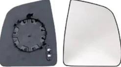 Miroir Glace rétroviseur droit pour FIAT DOBLO II phase 1, 2010-2015, verre dégivrant, à clipser