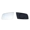Miroir glace rétroviseur extérieur gauche pour BMW Serie 5 E60-E61, 2003-2007, dégivrant, Asphérique, bleu, neuf