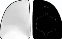 Miroir Glace rétroviseur gauche pour PEUGEOT BOXER I phase 2, 2002-2006, verre supérieur, dégivrant