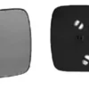 Miroir Glace rétroviseur gauche pour OPEL CORSA C ph.1, 2000-2003, dégivrant, asphérique, à clipser