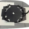 Miroir Glace rétroviseur gauche pour FIAT 500L phase 1, 2012-2017, asphérique, à clipser, Neuf