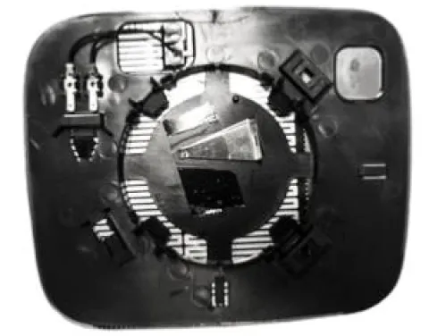 Miroir Glace rétroviseur gauche pour JEEP RENEGADE phase 1, 2014-2018, dégivrant, asphérique