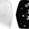 Miroir Glace rétroviseur gauche pour AUDI A4 IV ph. 1 2007-2011, Mod. >06/2009, dégivrant, asphérique, Neuf
