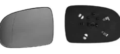 Miroir Glace rétroviseur gauche pour OPEL CORSA C phase 1, 2000-2003, asphérique, à clipser, Neuf