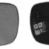 Miroir Glace rétroviseur gauche pour CITROËN C5 I ph.1 2001-2004 bleu dégivrant asphérique à clipser