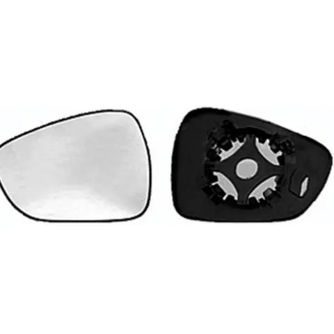 Miroir Glace rétroviseur gauche pour PEUGEOT 508 I phase 1, 2011-2014, dégivrant, à clipser, Neuf