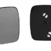 Miroir Glace rétroviseur gauche pour OPEL CORSA C phase 2, 2003-2006,aspherique/chromèe, Neuf