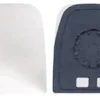 Miroir Glace rétroviseur gauche pour IVECO DAILY, 2011-2014, Plaque supérieure, Neuf